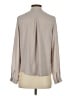 AND-B 100% Polyester Gray Long Sleeve Blouse Size XS - photo 2