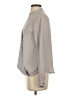 AND-B 100% Polyester Gray Long Sleeve Blouse Size XS - photo 5
