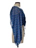 Mable 100% Polyester Blue 3/4 Sleeve Blouse Size L - photo 4