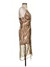 Socialite Animal Print Brown Cocktail Dress Size XS - photo 4