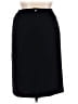 ASHRO Solid Black Casual Skirt Size 24W - photo 2