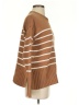 Gap 100% Cotton Stripes Brown Pullover Sweater Size XS - photo 4