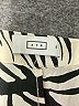 AYR Animal Print Ivory Silk Pants Size XL - photo 6
