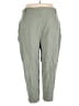 Leith Solid Green Casual Pants Size 3X - photo 2
