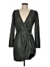 Saylor 100% Polyurethane Gray Cocktail Dress Size M - photo 1