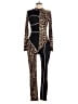 Assorted Brands Animal Print Black Jumpsuit Size M - photo 1