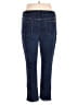 So Slimming by Chico's Solid Blue Jeans Size 32 (estimated) - photo 2