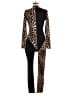 Assorted Brands Animal Print Black Jumpsuit Size M - photo 2