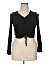 Aqua Black Long Sleeve Top Size XL - photo 1