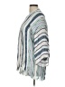 Michael Stars 100% Viscose Stripes Blue Cardigan Size L (estimated) - photo 5