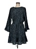Jodifl 100% Polyester Animal Print Blue Casual Dress Size M - photo 1