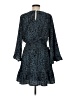 Jodifl 100% Polyester Animal Print Blue Casual Dress Size M - photo 2