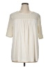 Torrid Ivory Short Sleeve Blouse Size 1X Plus (1) - photo 1