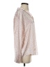 Zara Animal Print Pink Long Sleeve Blouse Size S - photo 4