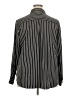 Old Navy 100% Polyester Stripes Black Long Sleeve Blouse Size XXL - photo 2