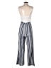 Bailey Blue Stripes White Jumpsuit Size S - photo 2