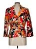 Kasper Print Orange Blazer Size 10 - photo 1