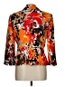 Kasper Print Orange Blazer Size 10 - photo 2