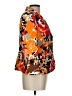 Kasper Print Orange Blazer Size 10 - photo 4