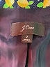 J.Crew 100% Polyester Floral Green Blazer Size 2 - photo 6