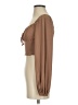 Shein Brown Long Sleeve Blouse Size 2 - photo 5
