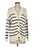 find me now Chevron-herringbone Ivory Cardigan Size S - photo 1