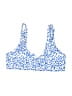 Unbranded Print Blue Swimsuit Top Size M - photo 1