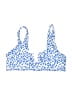 Unbranded Print Blue Swimsuit Top Size M - photo 2