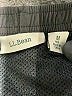L.L.Bean 100% Polyester Solid Black Shorts Size M - photo 3