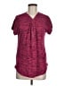 Unbranded Burgundy Short Sleeve Top Size M - photo 1