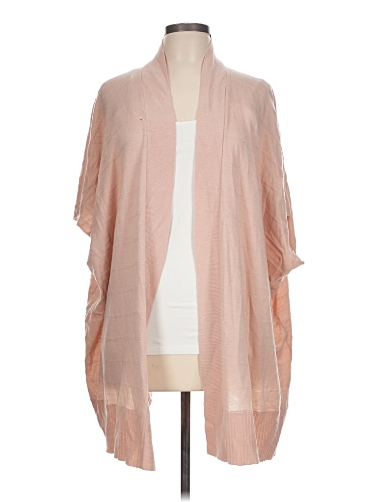 Pre-owned Joan Vass New York Cardigan Sweater In Pink