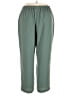 R&M Richards 100% Polyester Solid Green Casual Pants Size 26W - photo 2