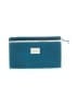 Assorted Brands Teal Blue Leather Clutch One size - photo 1