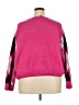 Divided by H&M Argyle Pink Cardigan Size 3X - photo 2