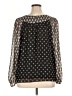 Ann Taylor LOFT Black 3/4 Sleeve Blouse Size XL - photo 2
