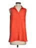 Fun2Fun 100% Polyester Orange Sleeveless Blouse Size S - photo 1