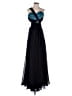 Mac Duggal 100% Polyester Blue Cocktail Dress Size 4 - photo 1