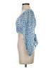 Japna 100% Polyester Blue 3/4 Sleeve Blouse Size XS - photo 5