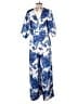 MNG 100% Polyester Blue Jumpsuit Size L - photo 2