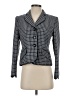 Evan Picone 100% Polyester Houndstooth Gray Blazer Size 4 (petite) - photo 1