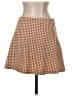 Shein Checkered-gingham Brown Casual Skirt Size S - photo 2