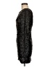 H&M 100% Polyester Metallic Black Cocktail Dress Size 6 - photo 5