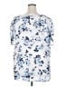 Tyler Boe 100% Polyester Blue Short Sleeve Blouse Size 2X - photo 2