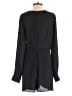 Express 100% Recycled Polyester Solid Black Romper Size M - photo 2
