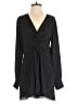 Express 100% Recycled Polyester Solid Black Romper Size M - photo 1