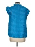 Bucketlist 100% Polyester Blue Short Sleeve Blouse Size M - photo 2