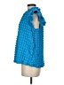 Bucketlist 100% Polyester Blue Short Sleeve Blouse Size M - photo 5