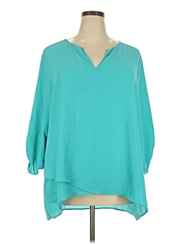 Karen Kane 3/4 Sleeve Blouse (view 1)