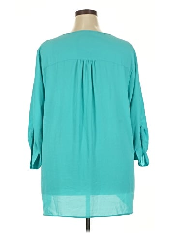 Karen Kane 3/4 Sleeve Blouse (view 2)