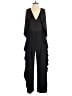 Alice + Olivia 100% Polyester Solid Black Jumpsuit Size 8 - photo 1
